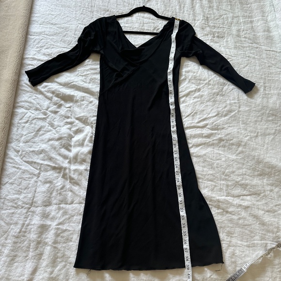 Club Monaco 3/4 Sleeve Black Dress - Picture 5 of 7